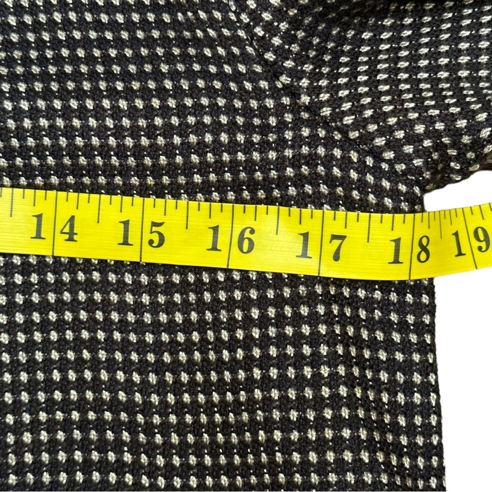 Banana Republic Womens Brown Knit Collared Coat Jacket Size 0 - Picture 10 of 13